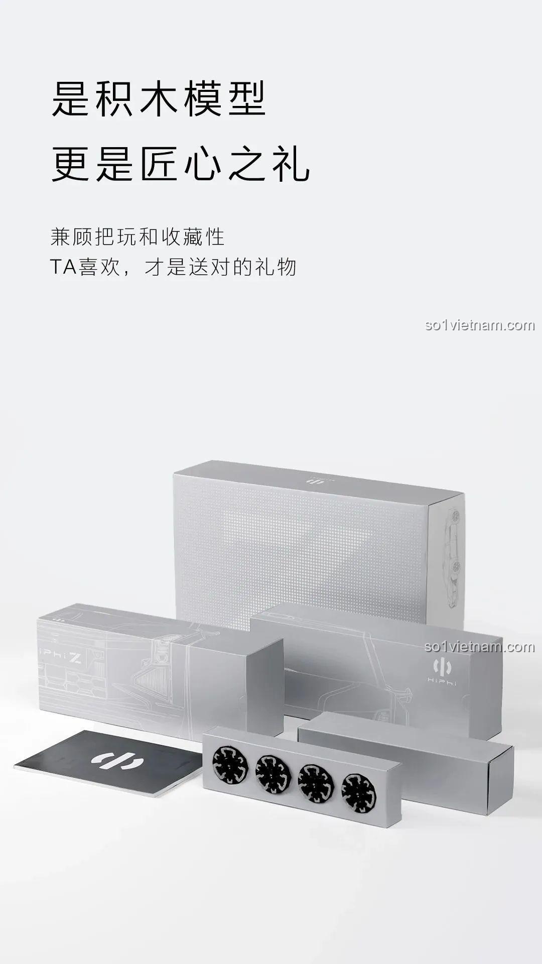 Chi tiết cổng sạc của xe HiPhi Z Pixel Sci-Fi Car Model
