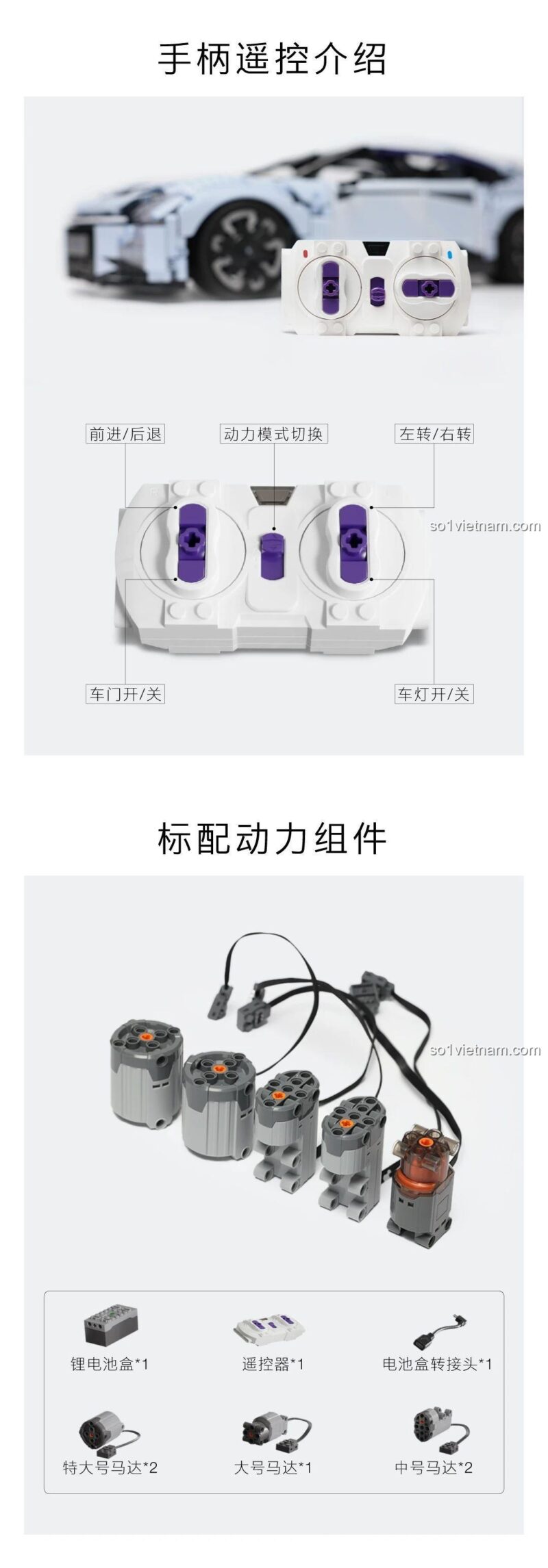 Ảnh chụp thực tế bộ đồ chơi HiPhi Z Pixel Sci-Fi Car Model của Pantasy, nhìn từ phía sau