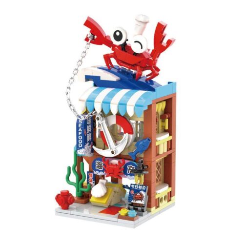 Pantasy 56002 Cửa hàng Hải sản Bộ đồ chơi lắp ghép cho bé trai