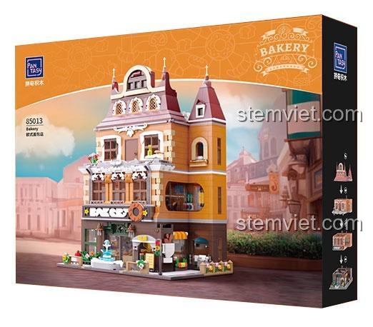 Hộp đồ chơi mô hình Pantasy 85013, bộ lắp ghép kiến trúc 2800 mảnh, chất lượng cao cho thanh niên.