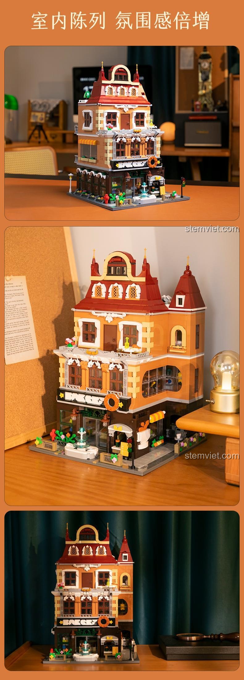 Bộ khối lắp ghép 85013 với cấu trúc tháo lắp nhanh, bộ đồ chơi mô hình 2800 mảnh, chất lượng cao.