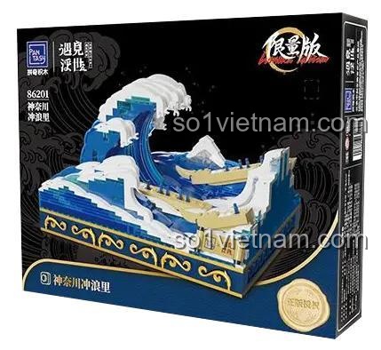 Hộp sản phẩm Mô hình Làn sóng Lớn ngoài khơi Kanagawa Pantasy 86201