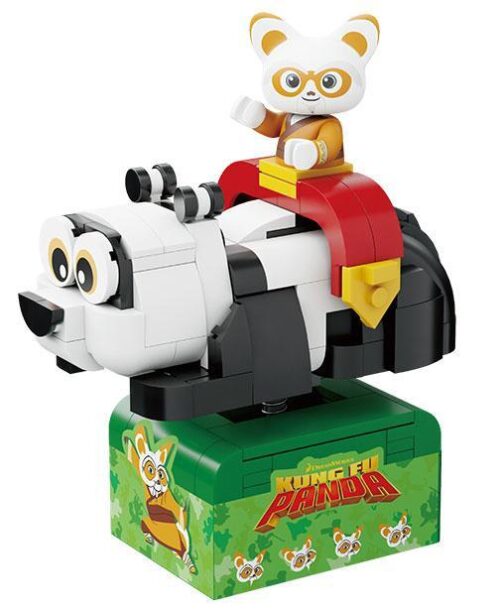 Bộ lắp ghép Pantasy 86513 Xe Lắc Kung Fu Panda Sư Phụ Shifu đáng yêu cho bé trai bé gái 6 tuổi giá tốt