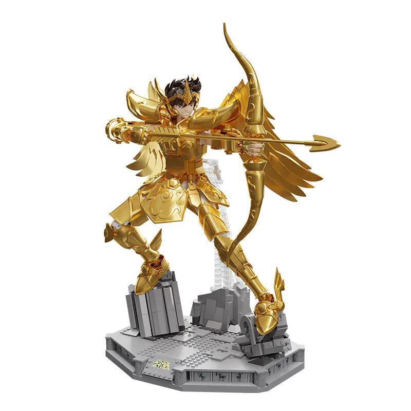 bộ lắp ghép Thánh Đấu Sĩ Seiya Cung Thủ Vàng Pantasy 86601, mô hình Cung Thủ Vàng Seiya với áo giáp vàng tinh xảo, khớp linh hoạt, phù hợp bé trai 6 tuổi, giá tốt.