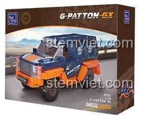 Hộp sản phẩm bộ đồ chơi lắp ráp Pantasy 86701 Xe chiến đấu George Patton GX, món quà sinh nhật ý nghĩa cho con trai.