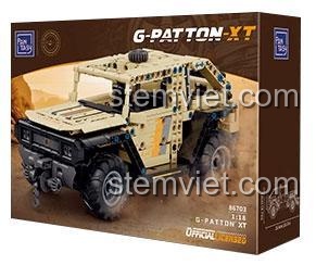 Hộp bộ xếp hình Pantasy 86703 Xe Jeep G-Patton XT, quà tặng cho bé trai 8 tuổi, giá hời