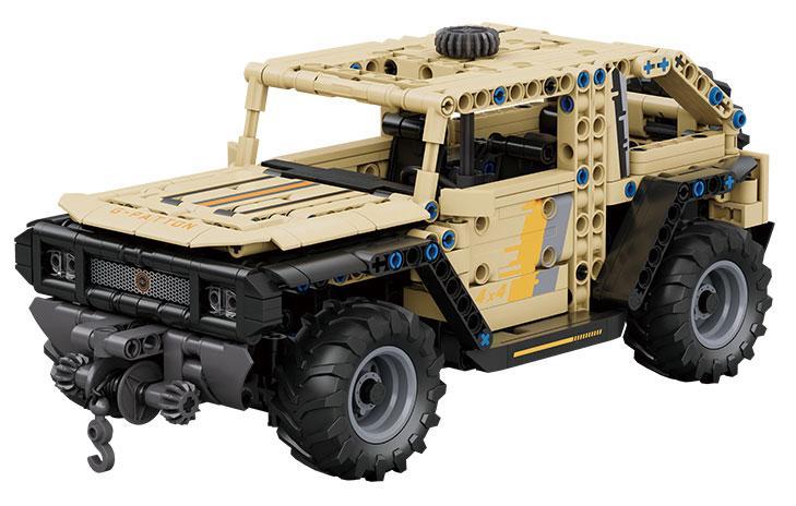 đồ chơi mô hình 86703 Xe Jeep G-Patton XT tỉ lệ 1:18, màu kem đen, dành cho bé trai 8 tuổi, giá tốt