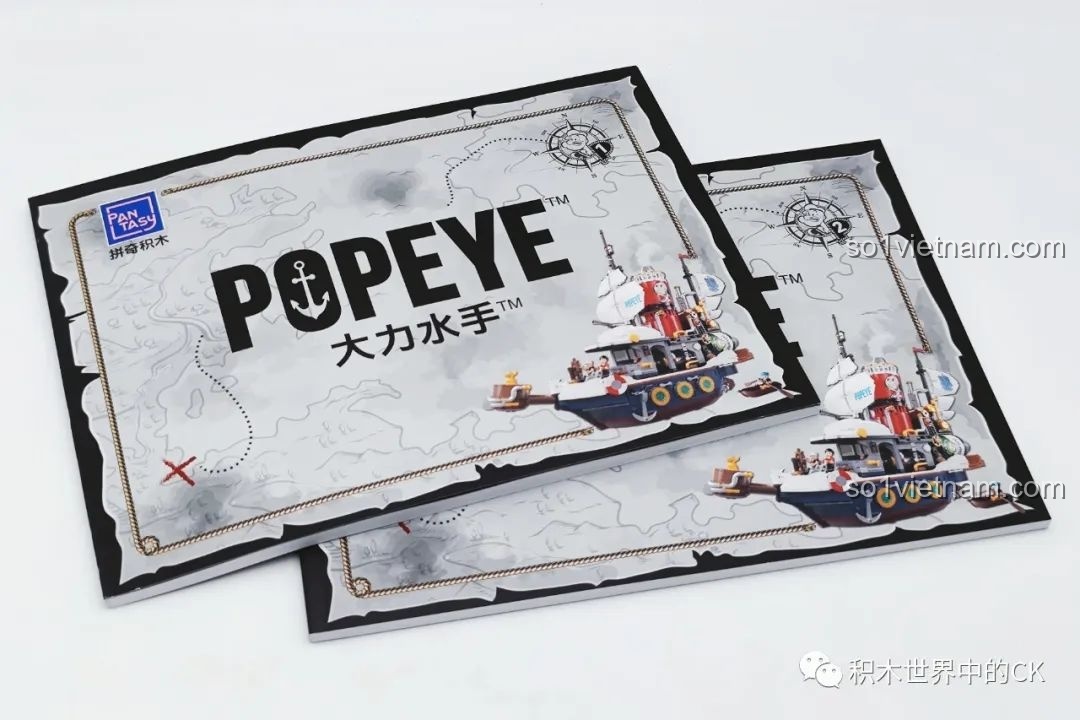 Sách hướng dẫn lắp ráp bộ Pantasy 86402 Popeye