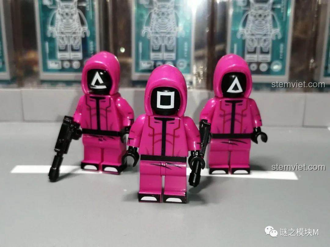 Phụ kiện bánh quy đường trong bộ minifigure Squid Game KF6149 của Kopf.