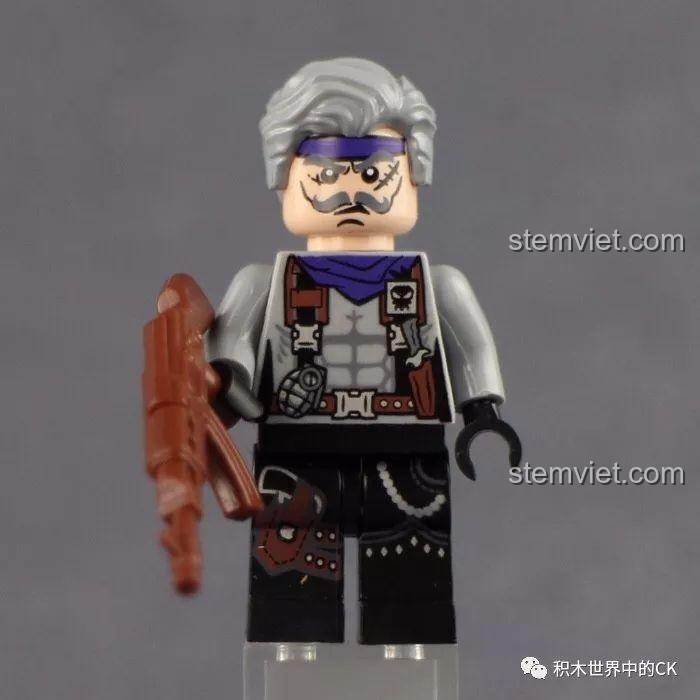 Phụ kiện hàng rào dây thép gai trong bộ lắp ráp Qman 3209 Xe Bọc Thép Tấn Công ThunderMission.