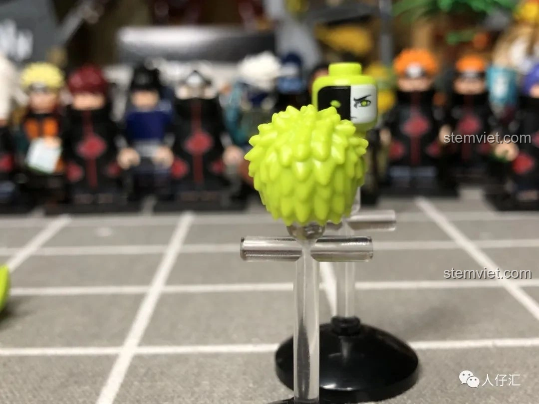 Phụ kiện cây nắp ấm của Minifigure Zetsu WM2093, được chia làm hai phần.