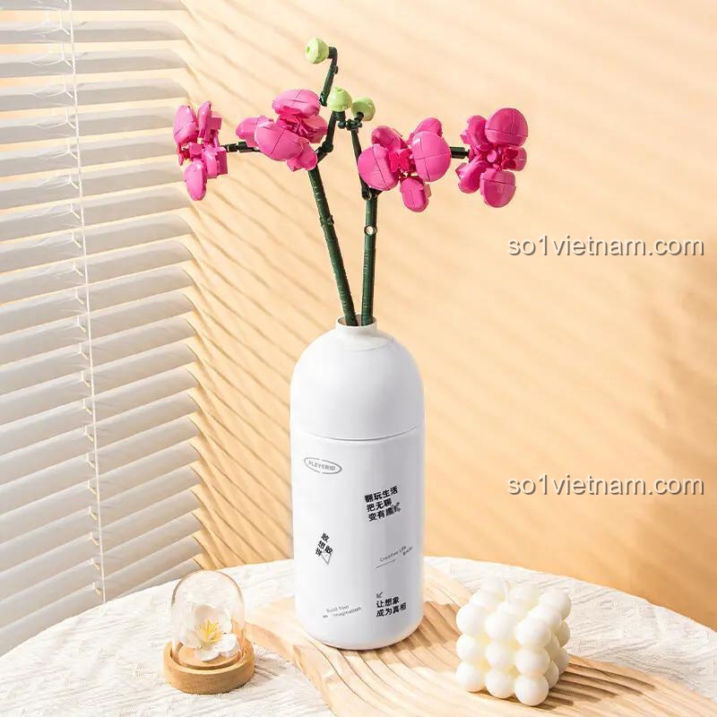 Mô hình hoa Lan Hồ Điệp lắp ghép Pleyerid M38-B1101, sang trọng và quý phái.