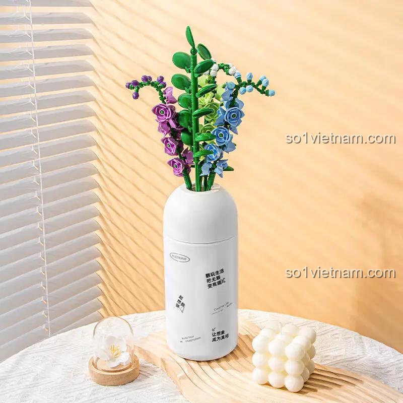 Mô hình hoa Linh lan lắp ghép Pleyerid M38-B1101, những chuông hoa nhỏ xinh.