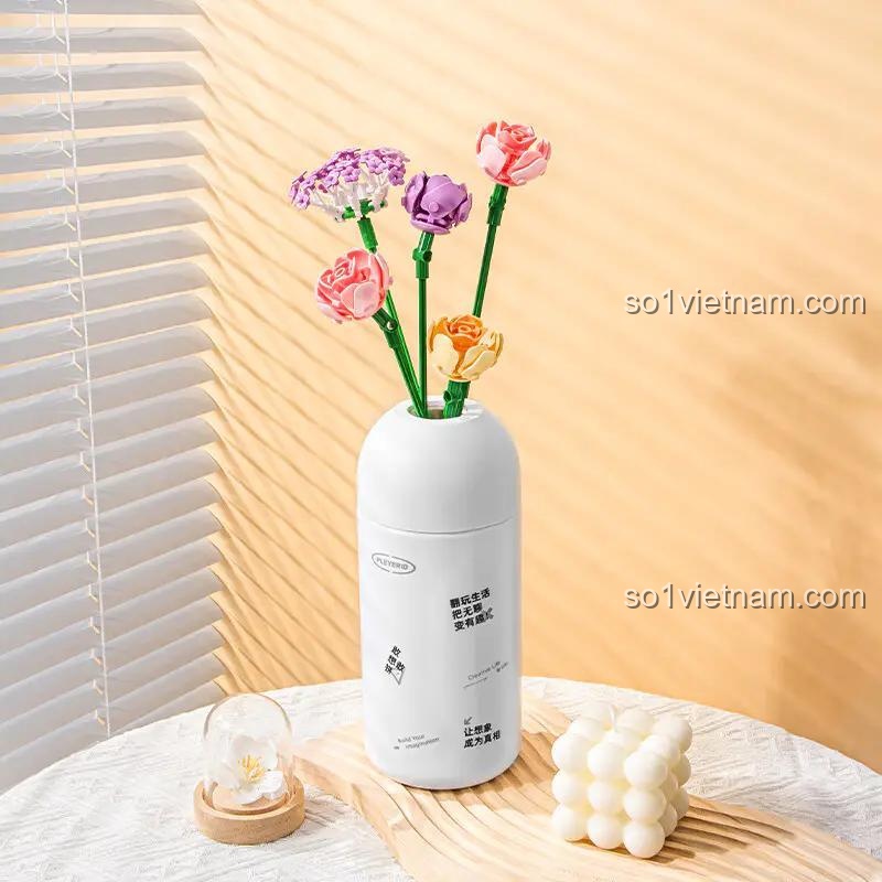 Bó hoa Phi yến lắp ghép Pleyerid M38-B1101, màu sắc đa dạng và bắt mắt.