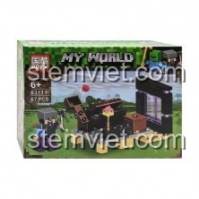 PRCK 61068 Ninja Masters of Spinjitzu bộ đồ chơi lắp ráp 503 chi tiết có 3 minifigures