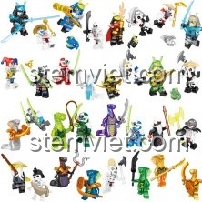 PRCK 61068 Ninja Masters of Spinjitzu bộ đồ chơi lắp ráp 503 chi tiết có 3 minifigures