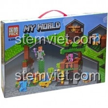 PRCK 61068 Ninja Masters of Spinjitzu bộ đồ chơi lắp ráp 503 chi tiết có 3 minifigures