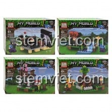 PRCK 61068 Ninja Masters of Spinjitzu bộ đồ chơi lắp ráp 503 chi tiết có 3 minifigures