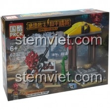 PRCK 61068 Ninja Masters of Spinjitzu bộ đồ chơi lắp ráp 503 chi tiết có 3 minifigures