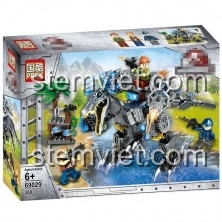 PRCK 61068 Ninja Masters of Spinjitzu bộ đồ chơi lắp ráp 503 chi tiết có 3 minifigures