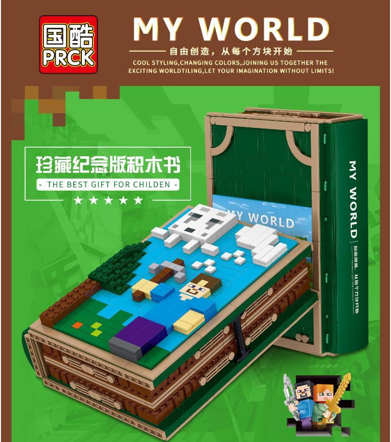 Bộ đồ chơi lắp ghép Sách Minecraft "My World" 1436 chi tiết - PRCK 63048