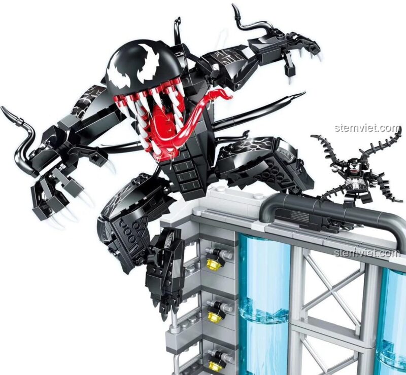 Mô hình Venom PRCK 64072, đồ chơi xây dựng Người ngoài hành tinh Venom, đồ chơi lắp ghép Sinh vật Venom, chi tiết sắc nét, phù hợp bé trai.