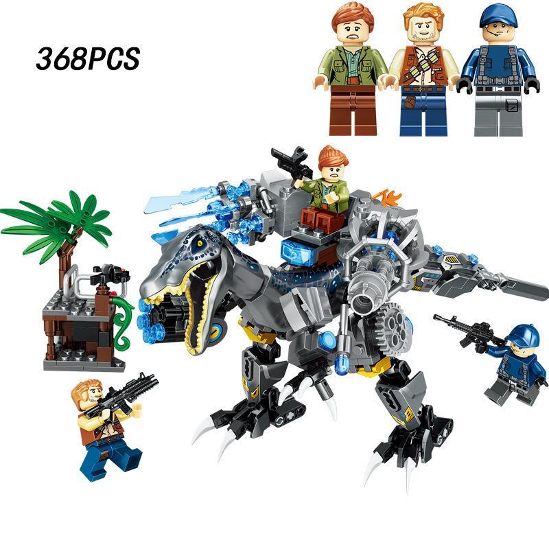 Bộ lắp ghép Khủng long Cơ khí PRCK 69029 với 368 mảnh ghép, đồ chơi lắp ráp Khủng long Chiến đấu cho bé trai 6 tuổi, giá tốt.