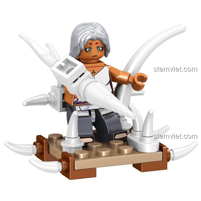 Minifigure Killer B với vũ khí độc đáo, đồ chơi mô hình Nhân vật Naruto, bộ xếp hình Nhân vật Naruto 624, cho bé trai 6 tuổi