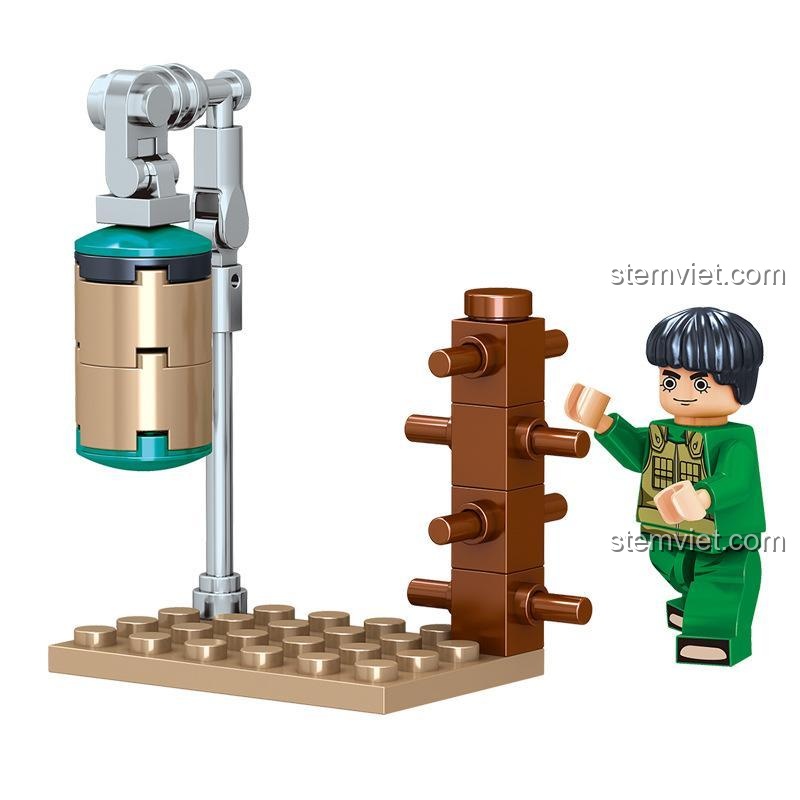 Minifigure Deidara trên chim đất sét, PRCK 69624 Minifigure Naruto, đồ chơi lắp ráp Nhân vật Naruto, cho bé trai 6 tuổi