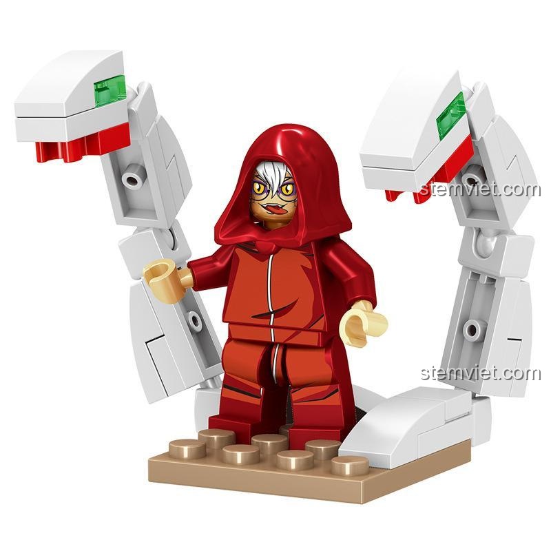 Minifigure Kimimaro với khả năng xương, đồ chơi xếp hình 624, đồ chơi mô hình Minifigure Naruto 69624, cho bé trai 6 tuổi
