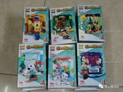 Các hộp sản phẩm Gia đình Talking Tom Pule Star 99004
