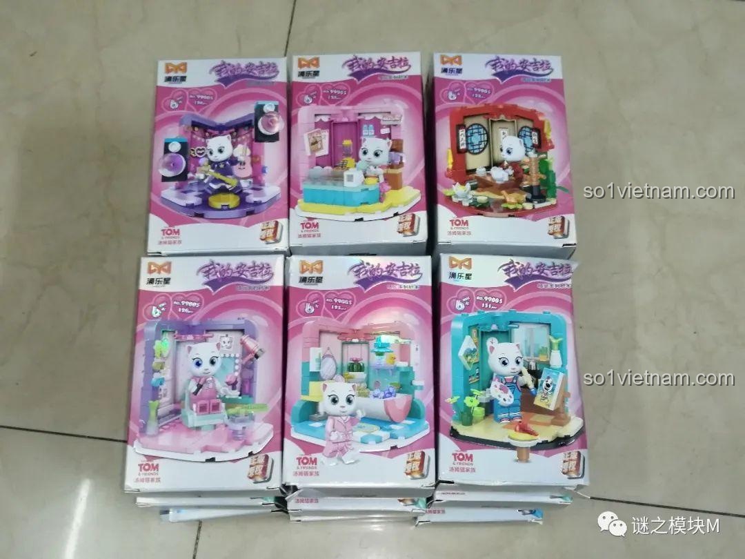 Minifigure Angela Ca Sĩ nhìn từ bên cạnh