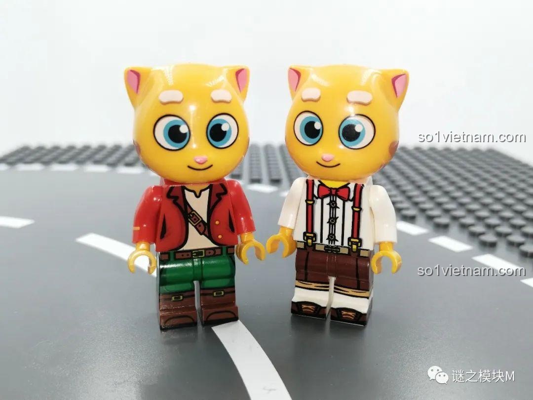 Minifigure Ben Dog nhà khoa học nhìn từ phía sau