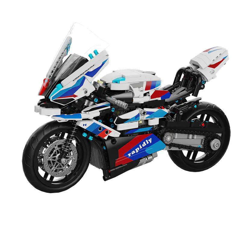 bộ lắp ráp Mô tô BMW S 1000 RR Qiaoleton 2601, đồ chơi mô hình cho con trai 6 tuổi, giá tốt.