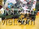 Các mảnh ghép của bộ đồ chơi Xe tải quân sự QMAN 0277.