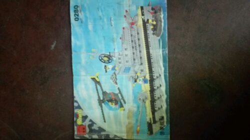 Sách hướng dẫn lắp ráp của bộ đồ chơi mô hình Tàu chiến QMAN 0280, một món đồ chơi quân sự giá rẻ cho bé trai 7 tuổi.