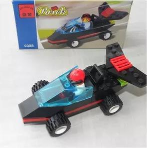 Bộ đồ chơi lắp ráp QMAN 0388 Xe Đua Cá Mập, mô hình xe đua cá mập độc đáo, giá rẻ cho bé trai 6 tuổi.