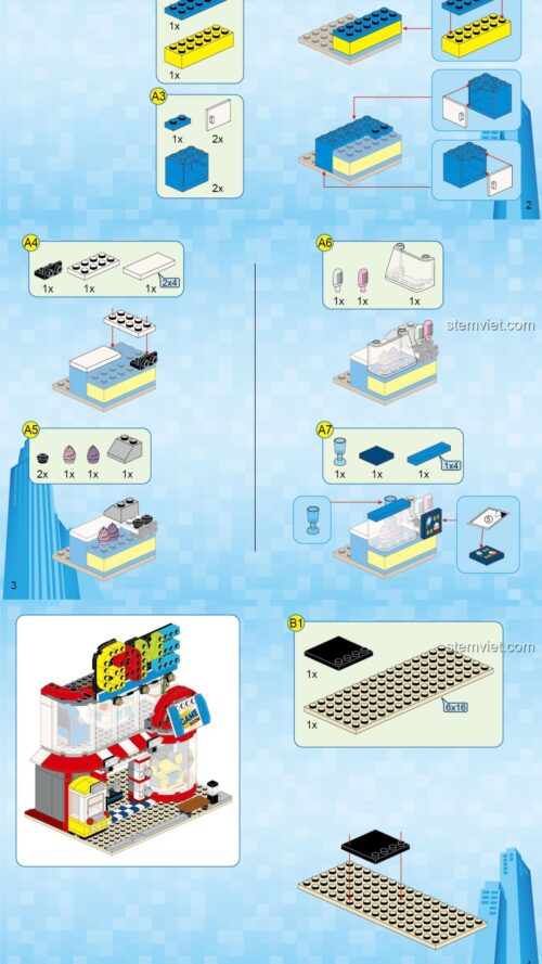 Cửa hàng game arcade QMAN 1135 hướng dẫn lắp ghép QMAN 1135 Tiệm game thùng