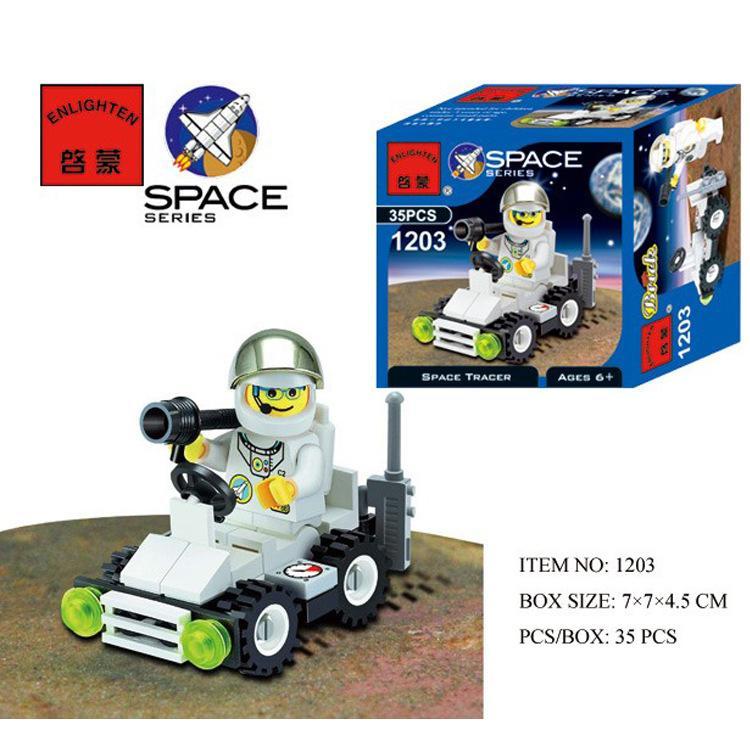 Bộ lắp ghép Space Xe Mars Rover 1203 cho bé trai 6 tuổi