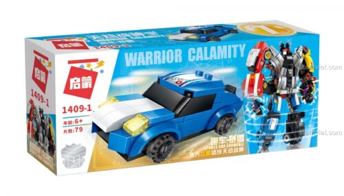 Mô hình robot Thiên Kiếp Chiến Thần kết hợp từ 6 bộ lắp ráp QMAN 1409, đồ chơi cho bé trai 6 tuổi.