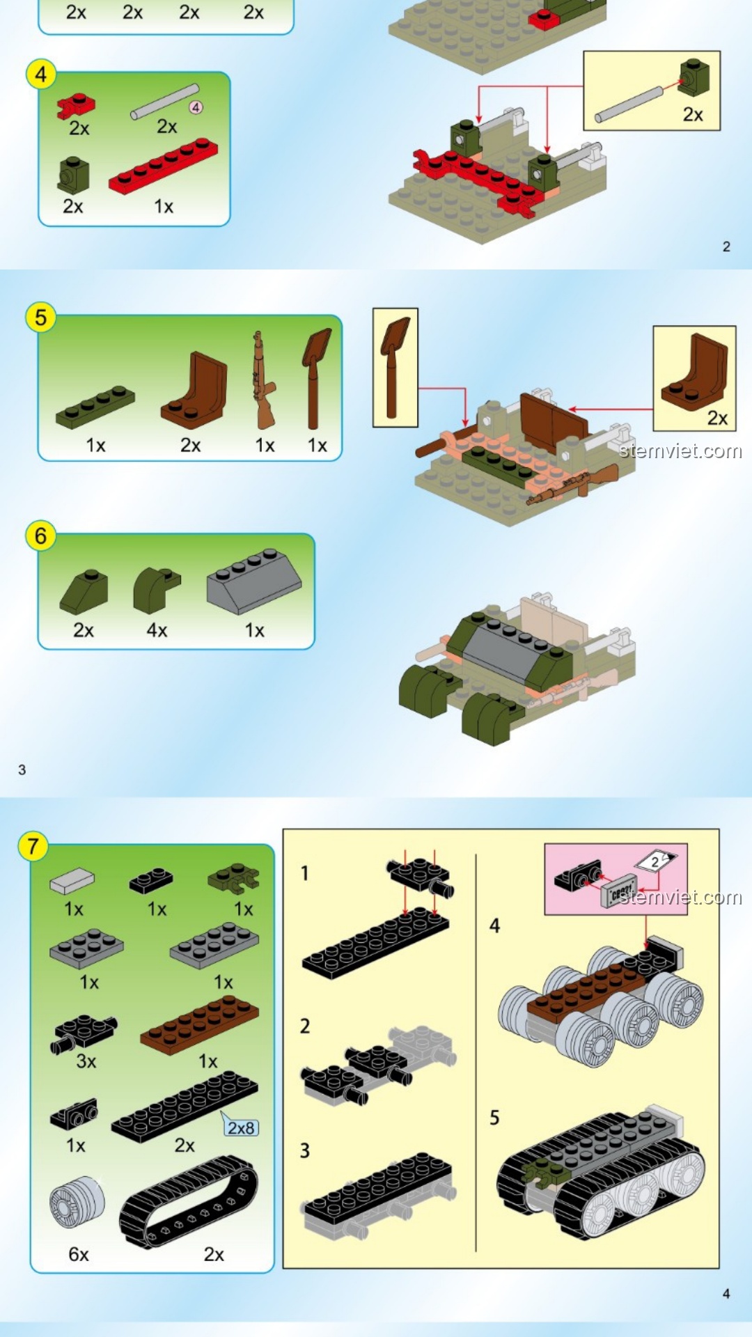 Xe tải quân sự QMAN 1706 hướng dẫn lắp ráp QMAN 1706 Xe tải quân sự