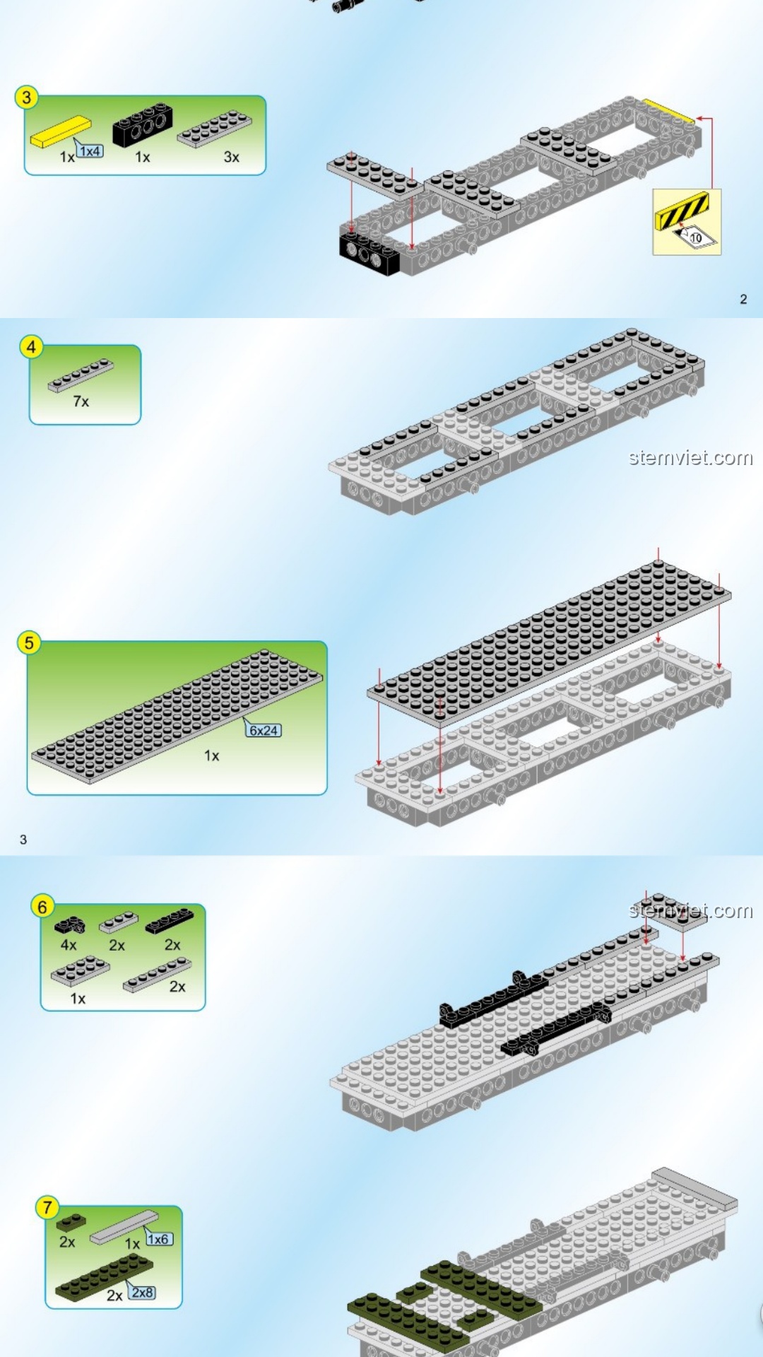 Xe quân đội QMAN 1709 hướng dẫn lắp ráp PDF gốc chất lượng cao