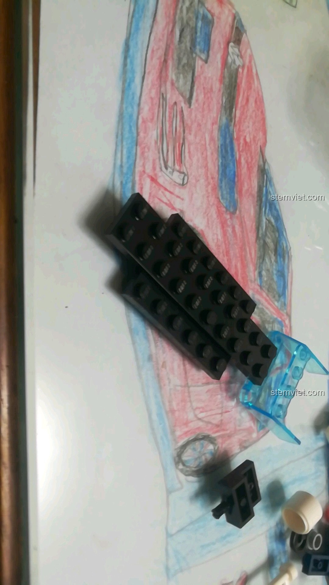 Các mảnh ghép màu đen của bộ QMAN 1901