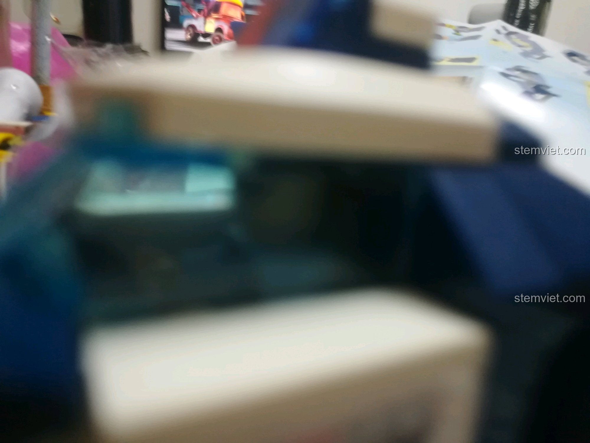 Chiếc xe cảnh sát QMAN 1901 hoàn thiện với minifigure