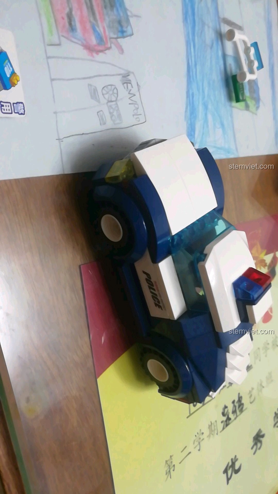 Chiếc xe cảnh sát QMAN 1901 đã hoàn thiện