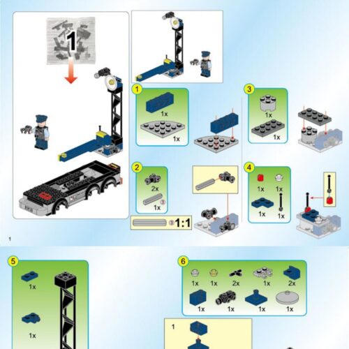 Xe Tải Cảnh Sát Tấn Công Tự Hủy QMAN 1912 sách hướng dẫn QMAN ENLIGHTEN 1912 Xe tải cảnh sát