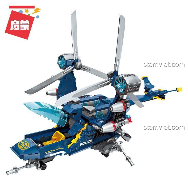 Mô hình máy bay Cảnh sát Biệt đội Cá mập 1922 QMAN