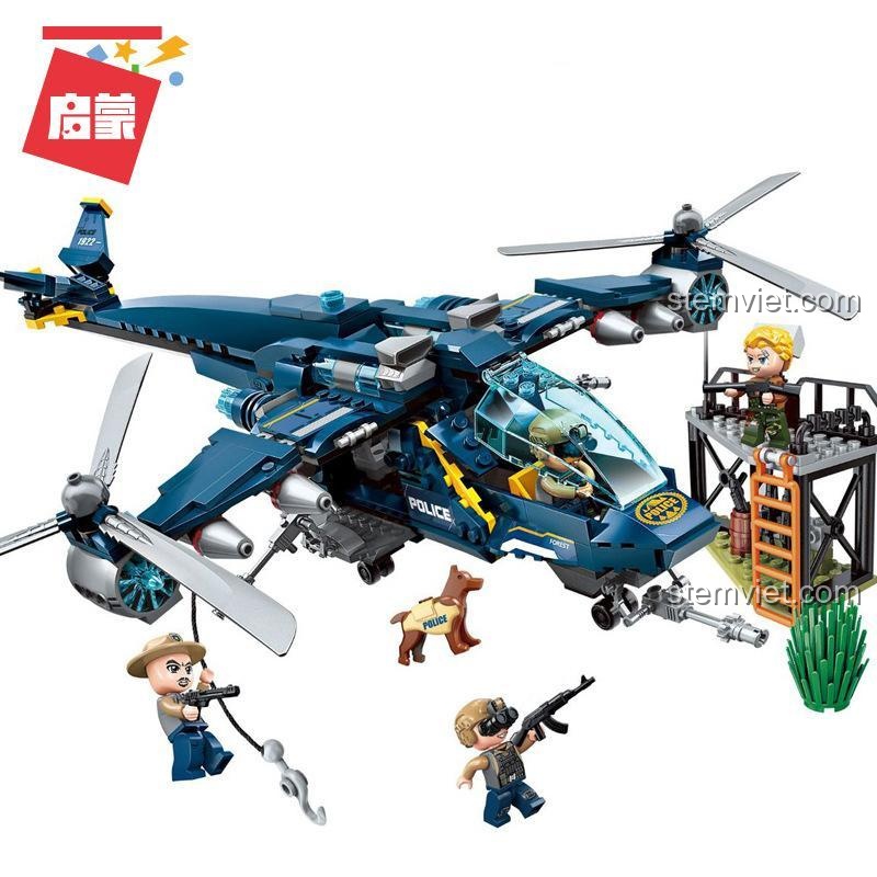 Mô hình máy bay Cảnh sát Biệt đội Cá mập 1922 QMAN