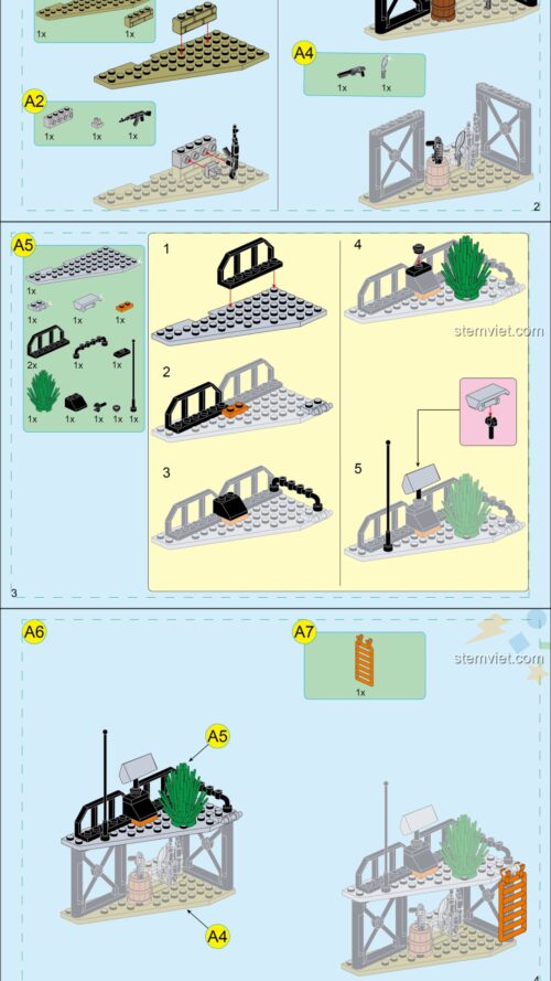 Máy bay Cảnh sát 启蒙QMAN 1922 sách lắp ghép 启蒙QMAN 1922 Máy bay trực thăng