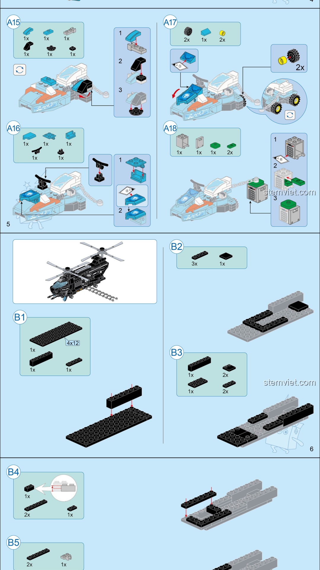 Cảnh Sát Battle Force: Chiến Dịch Chim Ưng Tấn Công Qman 1928 hướng dẫn Qman 1928 Mô tô nước biến hình PDF gốc chất lượng cao